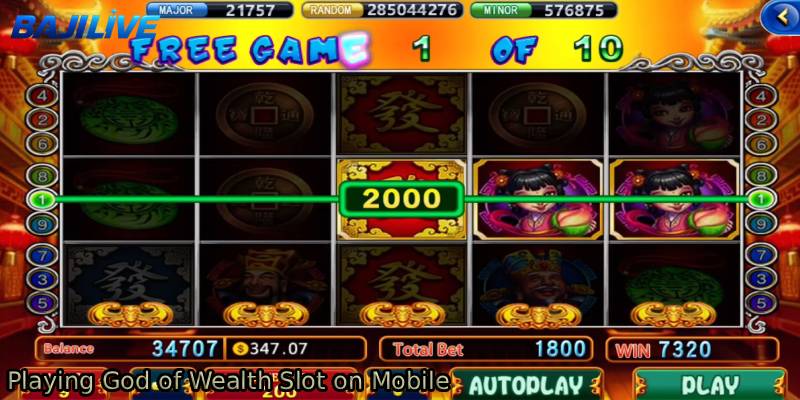 Playing-God-of-Wealth-Slot-on-Mobile.