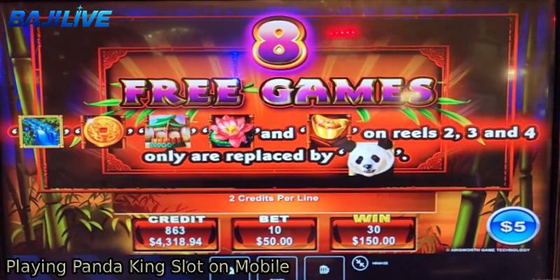 Playing-Panda-King-Slot-on-Mobile.