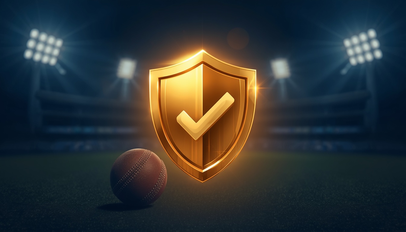 Golden shield icon symbolizing responsible betting protection